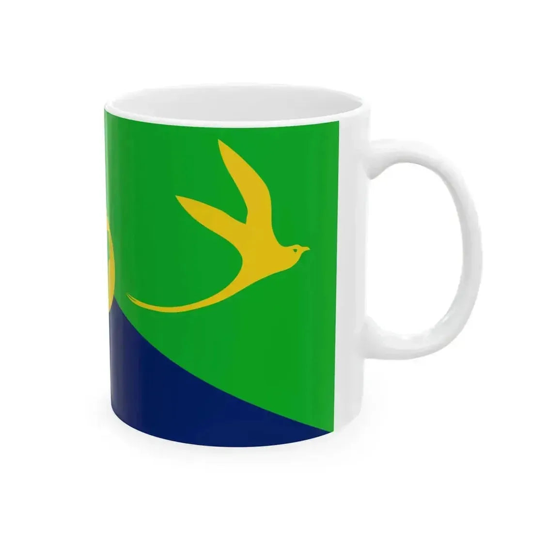 Flag of Christmas Island (Australia) White Coffee Mug - Go Mug Yourself