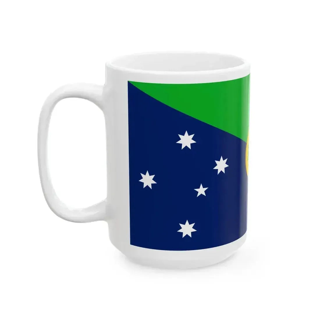 Flag of Christmas Island (Australia) White Coffee Mug - Go Mug Yourself