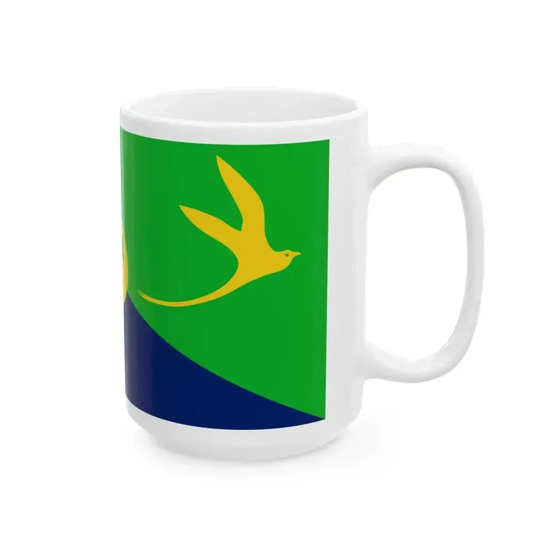 Flag of Christmas Island (Australia) White Coffee Mug - Go Mug Yourself