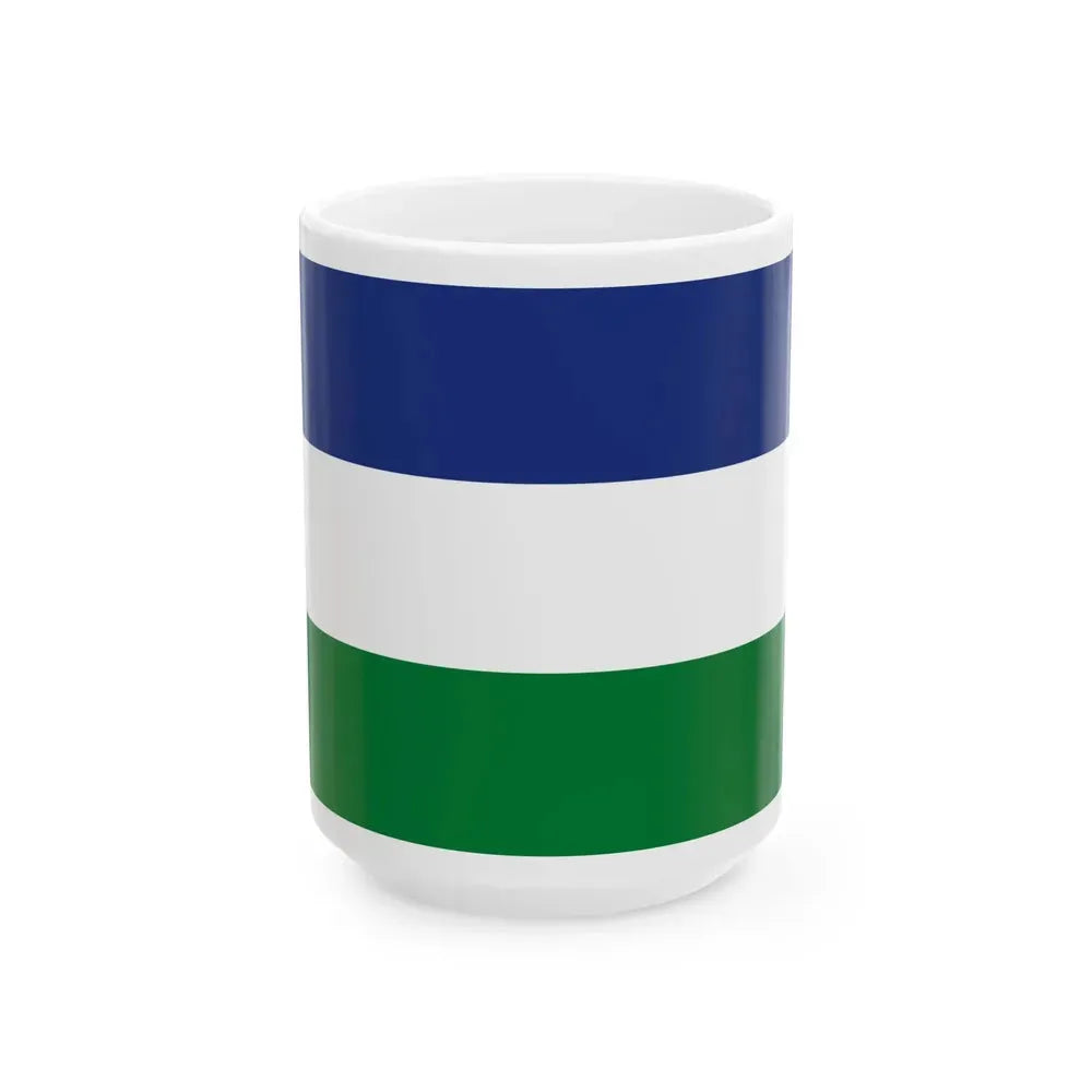 Flag of Chua Cocani Bolivia (Bolivia) White Coffee Mug 15oz - Go Mug Yourself