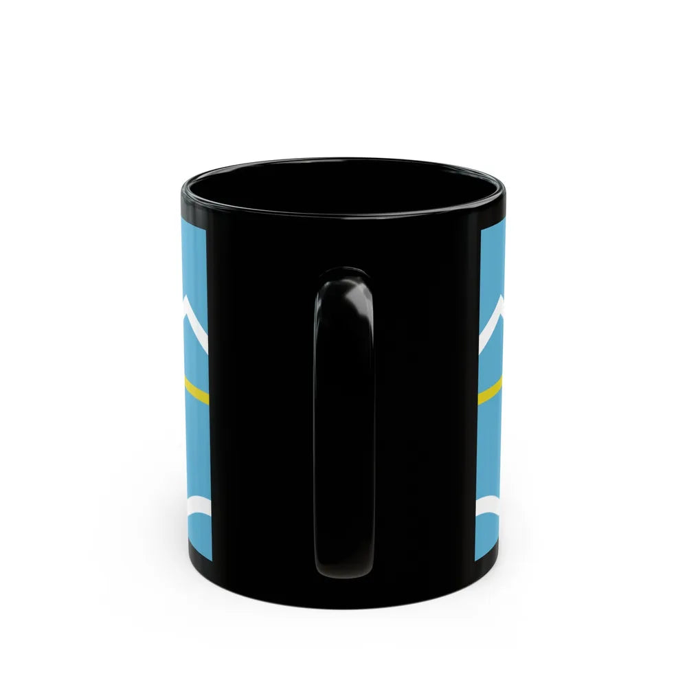 Flag of Chubut Province Argentina - Black Coffee Mug-Go Mug Yourself