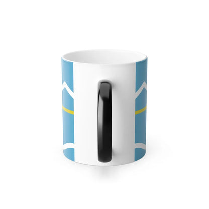 Flag of Chubut Province Argentina - Color Changing Coffee Mug-Go Mug Yourself