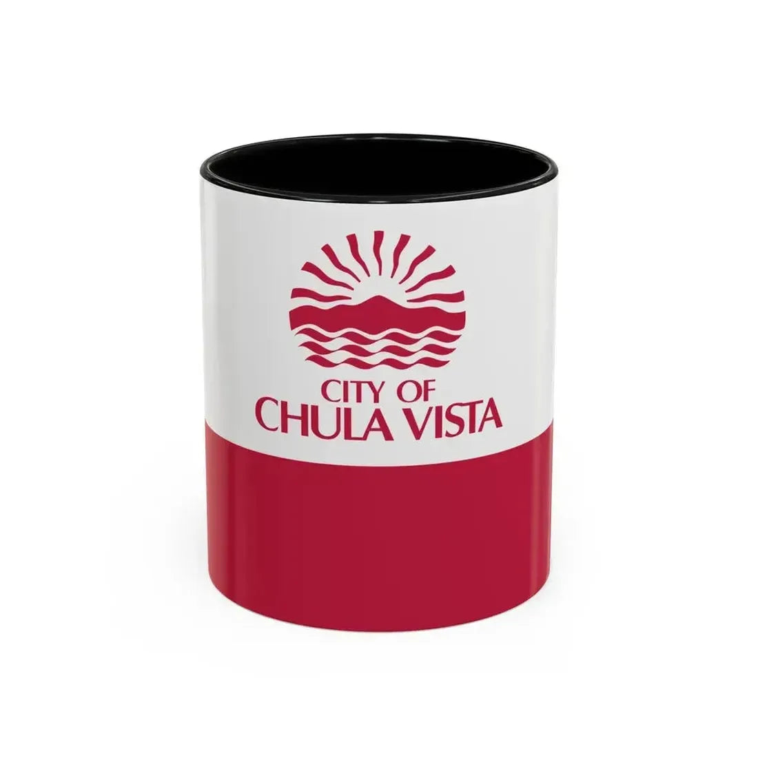 Flag of Chula Vista, California - Accent Coffee Mug 11oz Black 11oz - Go Mug Yourself