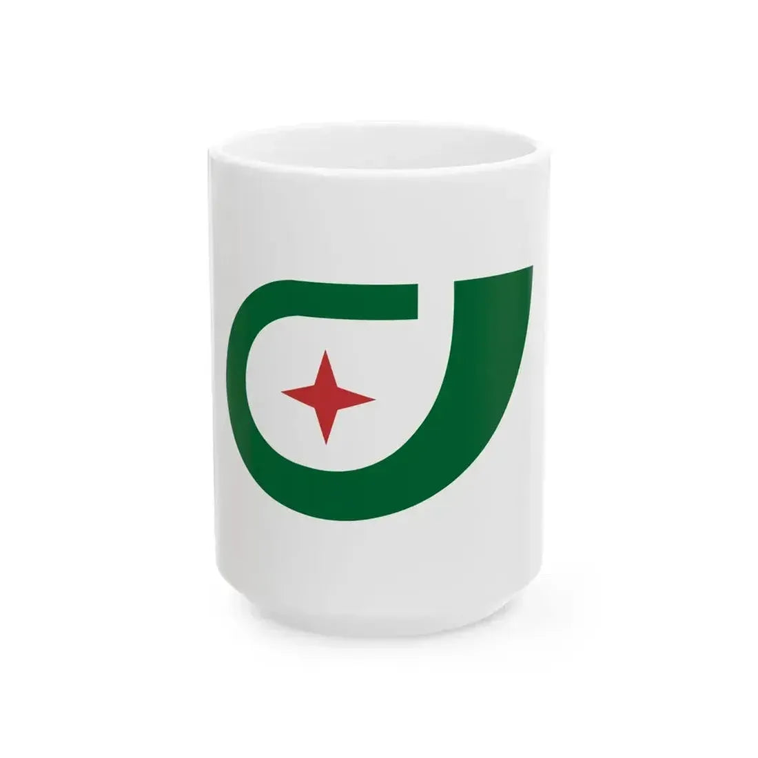 Flag of Chuo Ward Sapporo Hokkaido (Japan) White Coffee Mug 15oz - Go Mug Yourself