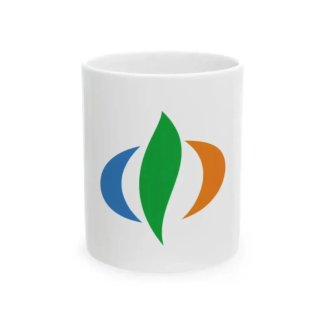Flag of Chuo Yamanashi (Japan) White Coffee Mug 11oz - Go Mug Yourself