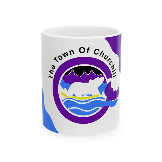 Flag of Churchill Manitoba (Canada) White Coffee Mug 11oz - Go Mug Yourself