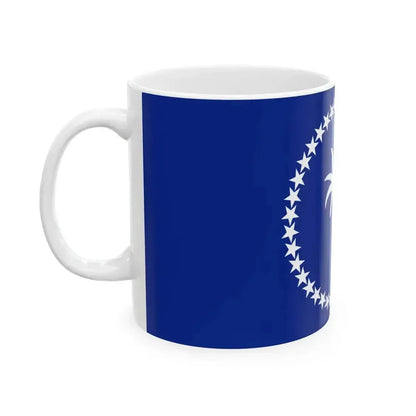 Flag of Chuuk (Micronesia) White Coffee Mug - Go Mug Yourself