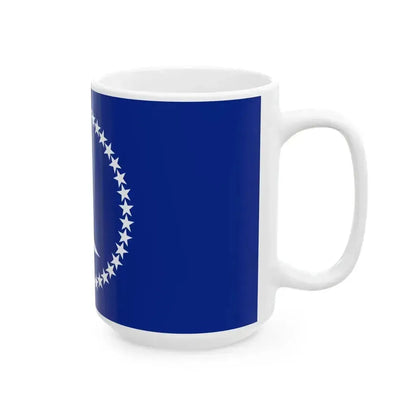 Flag of Chuuk (Micronesia) White Coffee Mug - Go Mug Yourself
