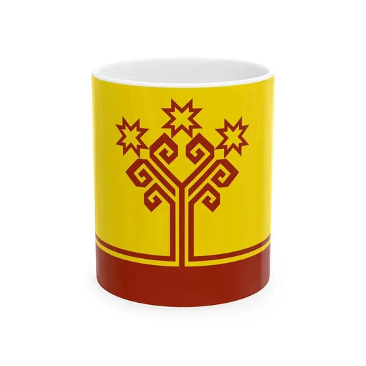 Flag of Chuvashia (Russia) White Coffee Mug 11oz - Go Mug Yourself