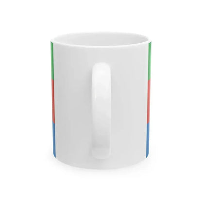 Flag of Chyormoz Perm krai 2003 (Russia) White Coffee Mug - Go Mug Yourself