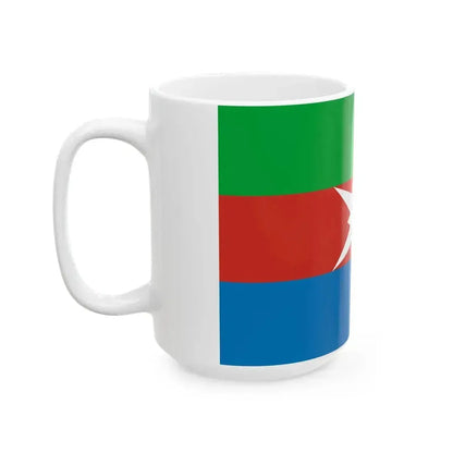 Flag of Chyormoz Perm krai 2003 (Russia) White Coffee Mug - Go Mug Yourself