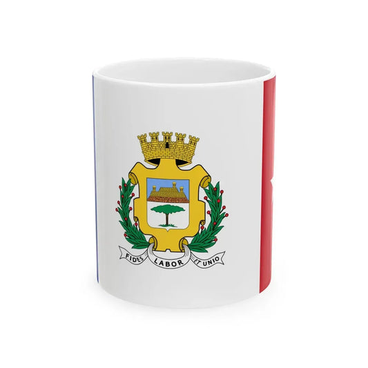 Flag of Cienfuegos Cuba (Cuba) White Coffee Mug 11oz - Go Mug Yourself