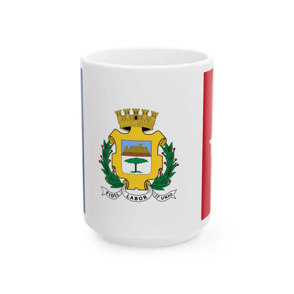 Flag of Cienfuegos Cuba (Cuba) White Coffee Mug 15oz - Go Mug Yourself
