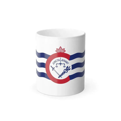 Flag of Cincinnati, Ohio - Color Changing Coffee Mug 11oz - Go Mug Yourself