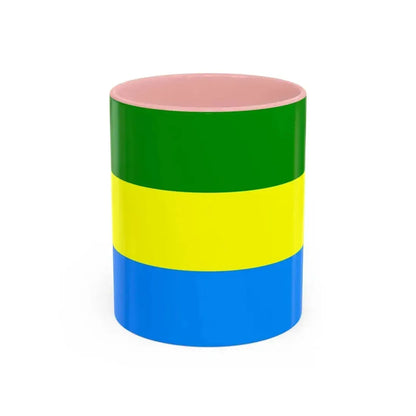 Flag of City of Bandung Indonesia - Accent Coffee Mug 11oz Pink - Go Mug Yourself