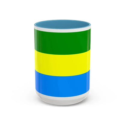 Flag of City of Bandung Indonesia - Accent Coffee Mug 15oz Light Blue - Go Mug Yourself