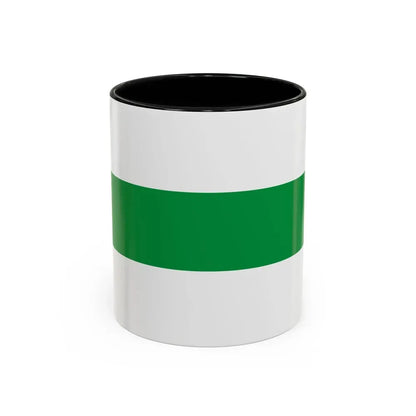 Flag of City of Groningen the capital of the province of Groningen Netherlands - Accent Coffee Mug 11oz Black - Go Mug Yourself