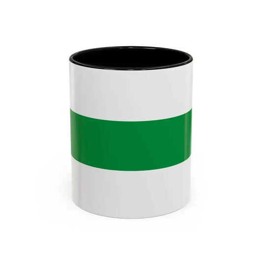Flag of City of Groningen the capital of the province of Groningen Netherlands - Accent Coffee Mug 11oz Black - Go Mug Yourself