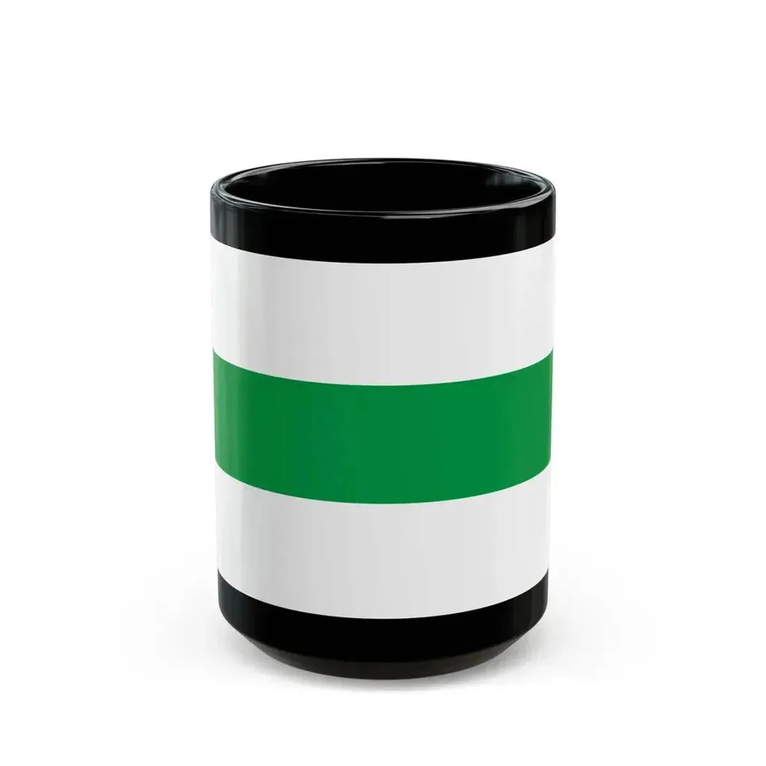 Flag of City of Groningen the capital of the province of Groningen Netherlands - Black Coffee Mug 15oz - Go Mug Yourself