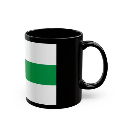 Flag of City of Groningen the capital of the province of Groningen Netherlands - Black Coffee Mug-Go Mug Yourself