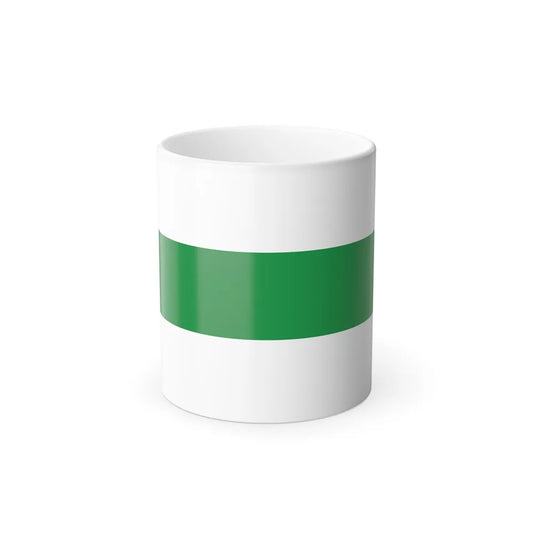 Flag of City of Groningen the capital of the province of Groningen Netherlands - Color Changing Coffee Mug-11oz-Go Mug Yourself