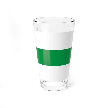 Flag of City of Groningen the capital of the province of Groningen Netherlands - Pint Glass 16oz 16oz - Go Mug Yourself