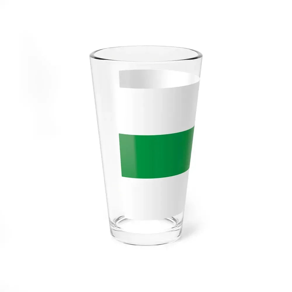 Flag of City of Groningen the capital of the province of Groningen Netherlands - Pint Glass 16oz - Go Mug Yourself
