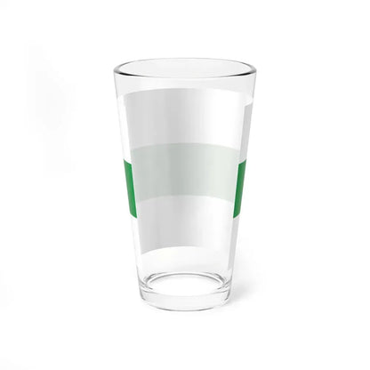 Flag of City of Groningen the capital of the province of Groningen Netherlands - Pint Glass 16oz - Go Mug Yourself