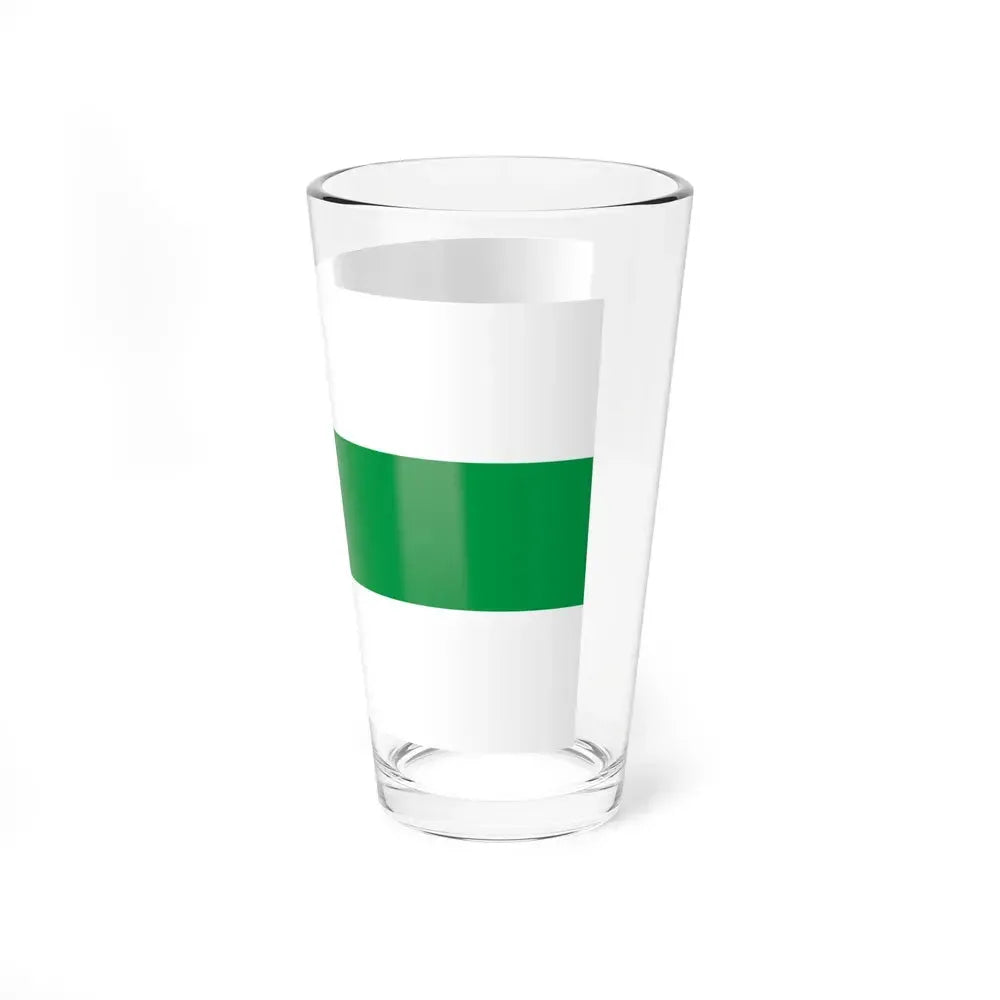 Flag of City of Groningen the capital of the province of Groningen Netherlands - Pint Glass 16oz - Go Mug Yourself