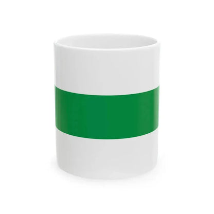 Flag of City of Groningen the capital of the province of Groningen Netherlands - White Coffee Mug 11oz - Go Mug Yourself