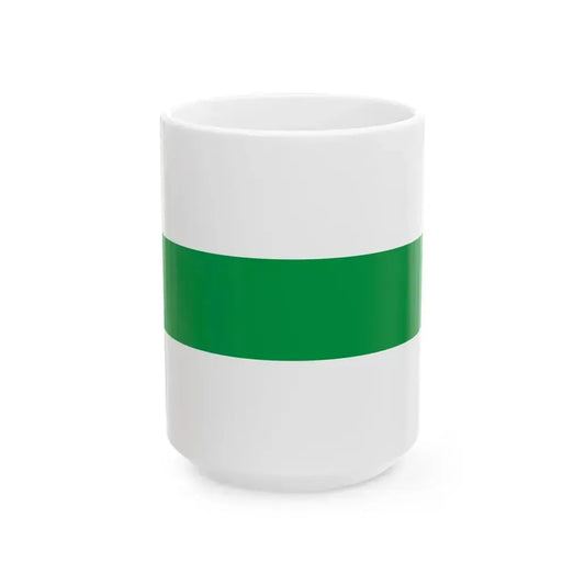 Flag of City of Groningen the capital of the province of Groningen Netherlands - White Coffee Mug 15oz - Go Mug Yourself
