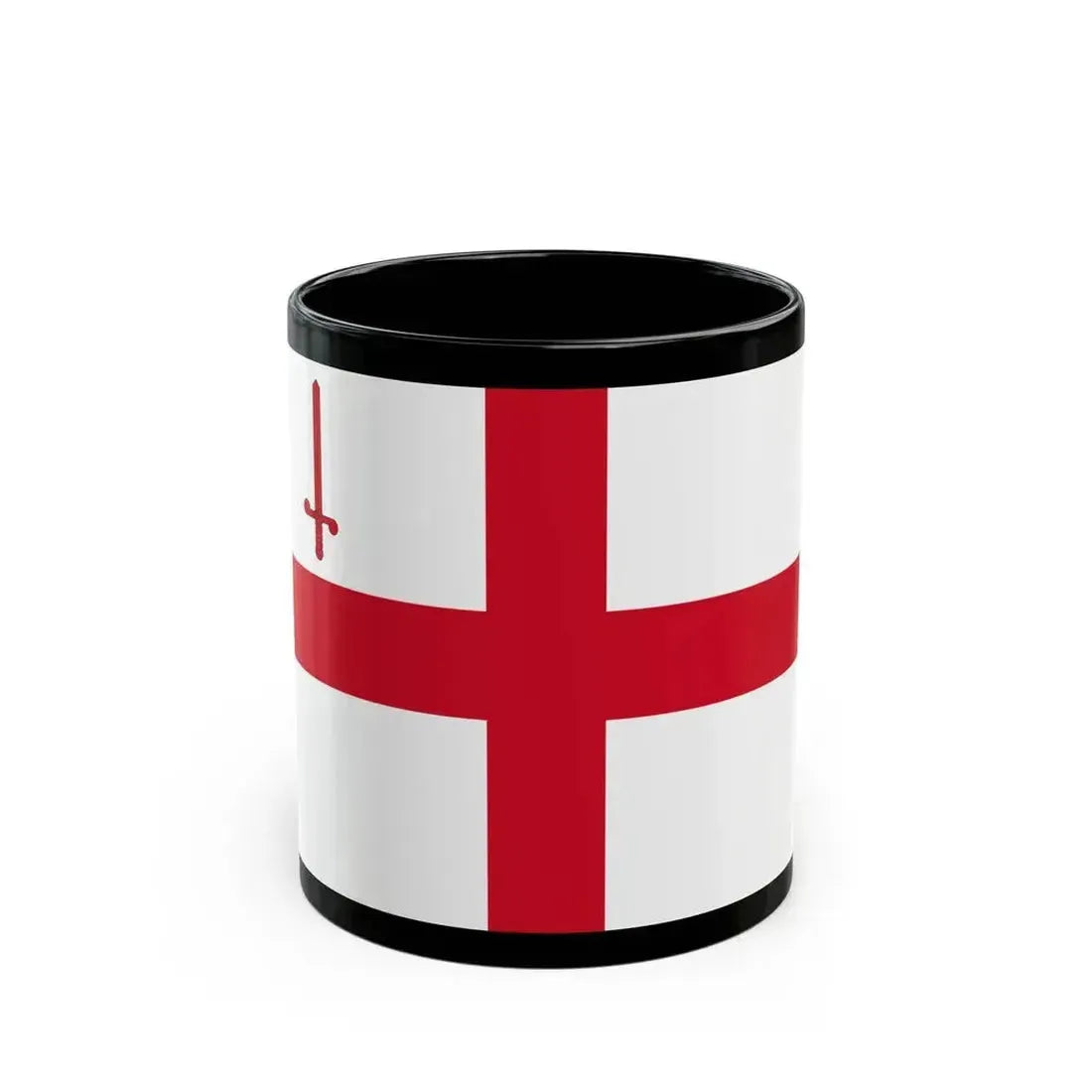 Flag of City of London UK - Black Coffee Mug 11oz - Go Mug Yourself