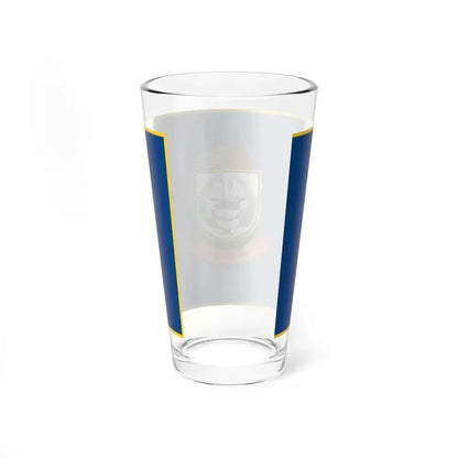Flag of City of Makassar Indonesia - Pint Glass 16oz - Go Mug Yourself