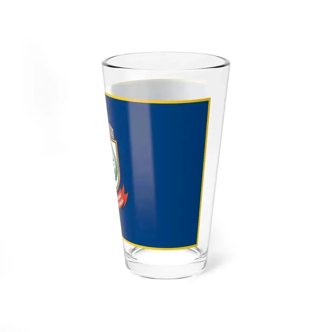 Flag of City of Makassar Indonesia - Pint Glass 16oz - Go Mug Yourself
