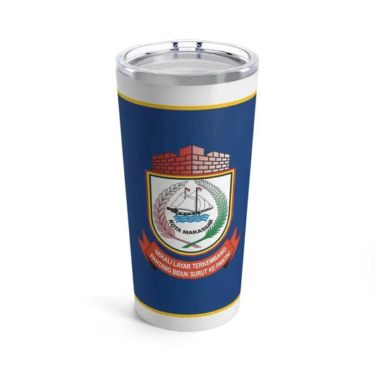 Flag of City of Makassar Indonesia - Tumbler 20oz 20oz - Go Mug Yourself