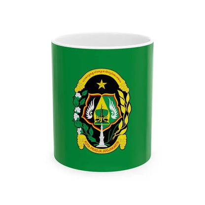 Flag of City of Yogyakarta Indonesia - White Coffee Mug 11oz - Go Mug Yourself
