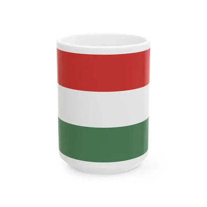 Flag of Ciudad Dario (Nicaragua) White Coffee Mug 15oz - Go Mug Yourself