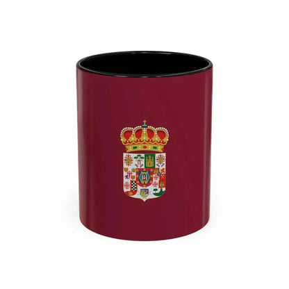 Flag of Ciudad Real Spain - Accent Coffee Mug 11oz Black - Go Mug Yourself