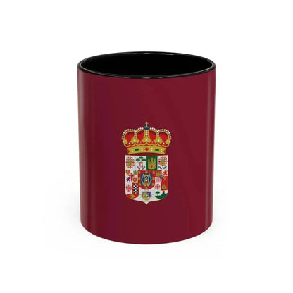 Flag of Ciudad Real Spain - Accent Coffee Mug 11oz Black - Go Mug Yourself