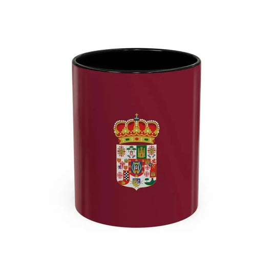 Flag of Ciudad Real Spain - Accent Coffee Mug 11oz Black - Go Mug Yourself