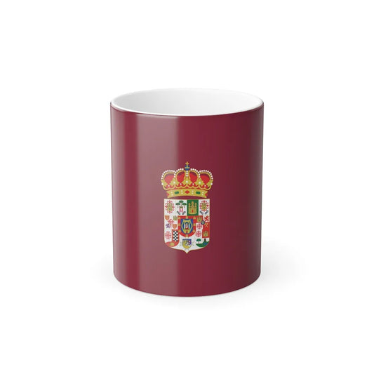 Flag of Ciudad Real Spain - Color Changing Coffee Mug-11oz-Go Mug Yourself