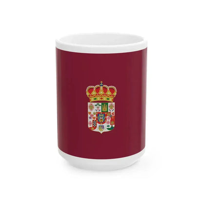 Flag of Ciudad Real Spain - White Coffee Mug 15oz - Go Mug Yourself