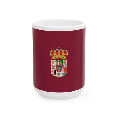 Flag of Ciudad Real Spain - White Coffee Mug 15oz - Go Mug Yourself