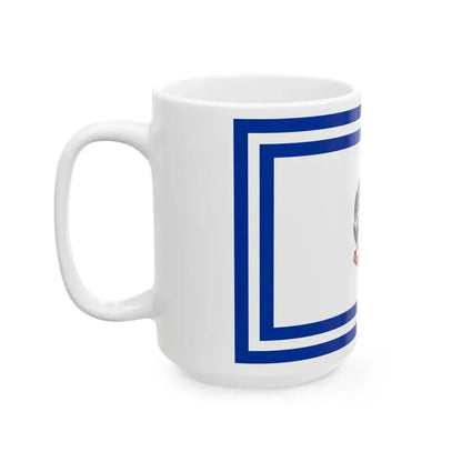 Flag of civil authority of Italy (Italy) White Coffee Mug - Go Mug Yourself
