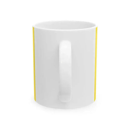 Flag of Civitavecchia (Italy) White Coffee Mug - Go Mug Yourself