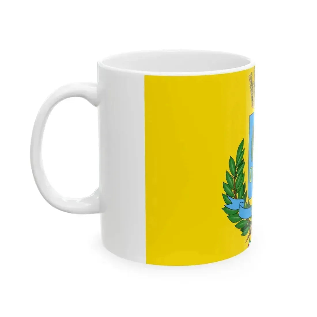 Flag of Civitavecchia (Italy) White Coffee Mug - Go Mug Yourself