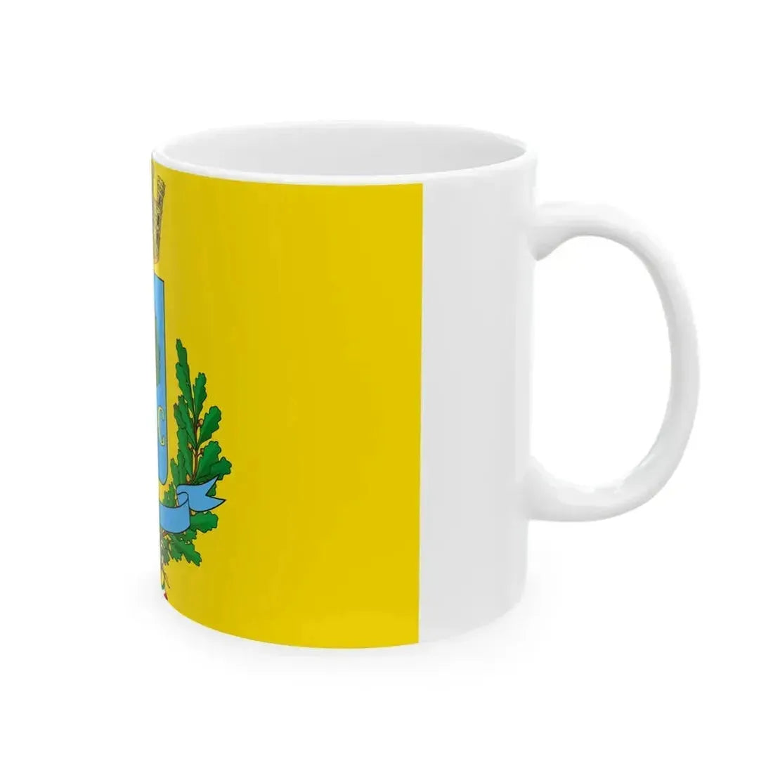 Flag of Civitavecchia (Italy) White Coffee Mug - Go Mug Yourself