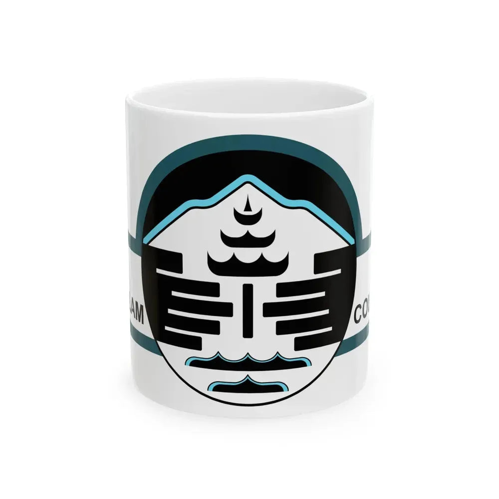 Flag of Clallam County Washington (United States) White Coffee Mug 11oz - Go Mug Yourself