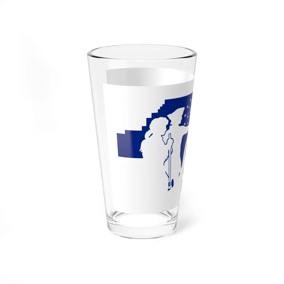 Flag of Clark County Indiana (India) Pint Glass 16oz - Go Mug Yourself