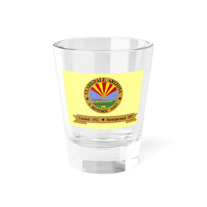 Flag of Clarkdale Arizona (United States) Shot Glass 1.5oz 1.5oz - Go Mug Yourself